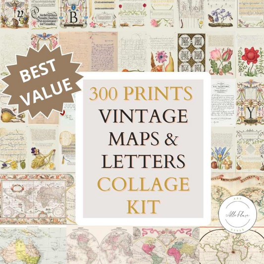 300 PCS Vintage Maps and Letters Wall Collage Kit DIGITAL DOWNLOAD ART PRINTS, map photo collage, photo letters, analog collage, retro world map print | Posters, Prints, & Visual Artwork | aesthetic photo wall collage kit, aesthetic wall collage kits, art printables, bathroom wall art printables, bathroom wall art vintage, bedroom wall collage kit, buy digital prints online, collage kit for wall, collage kits for wall, collage wall kit, digital art for print, digital art for printing, digital art prints, di