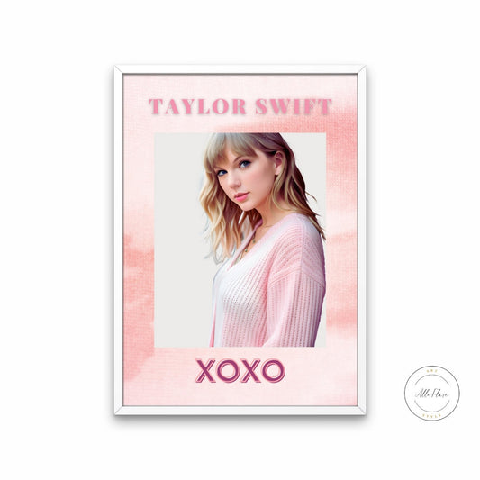 XOXO Taylor Swift Poster DIGITAL DOWNLOAD ART PRINT, Pink Room Decor, Taylor Swift Lover, Celebrity poster, College Dorm Posters, Pop culture wall art | Posters, Prints, & Visual Artwork | art for bedroom, art ideas for bedroom walls, art printables, bathroom wall art printables, bedroom art, bedroom pictures, bedroom wall art, bedroom wall art ideas, bedroom wall painting, buy digital art prints online, buy digital prints online, canvas wall art for living room, College Dorm Posters, concert poster, digita