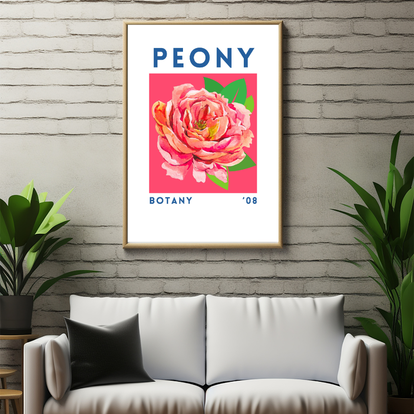 Set Of 3 Preppy Botany Flowers Posters PRINTABLE WALL ART, Neon Wall Art, Preppy Wall Decor, Colorful Botanical Wall Art, Flower Wall Decor - AlloFlare