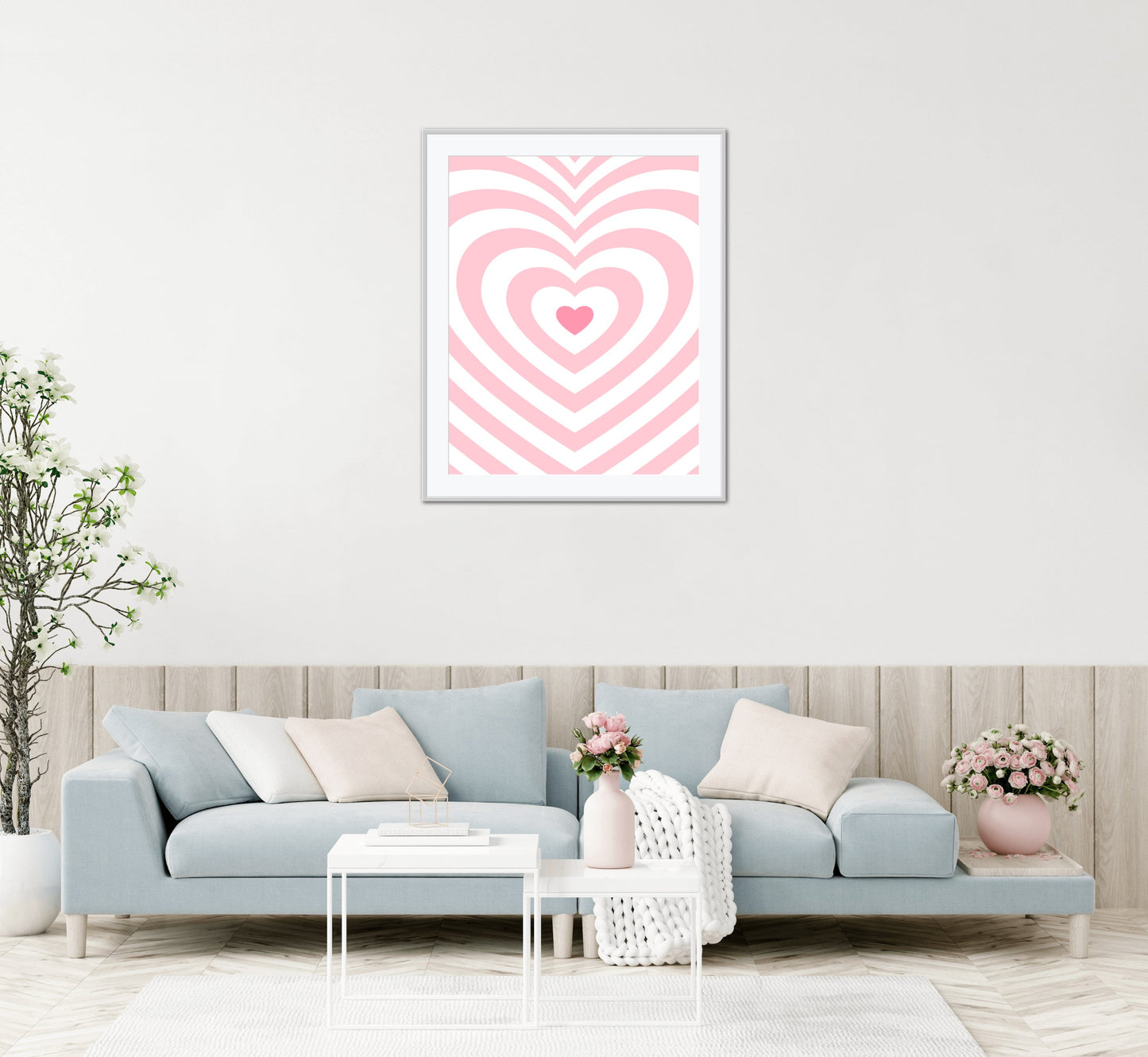 Pink preppy wall art DIGITAL DOWNLOAD, preppy room decor, trippy poster, heart print, y2k poster, groovy decor, trippy art, preppy art