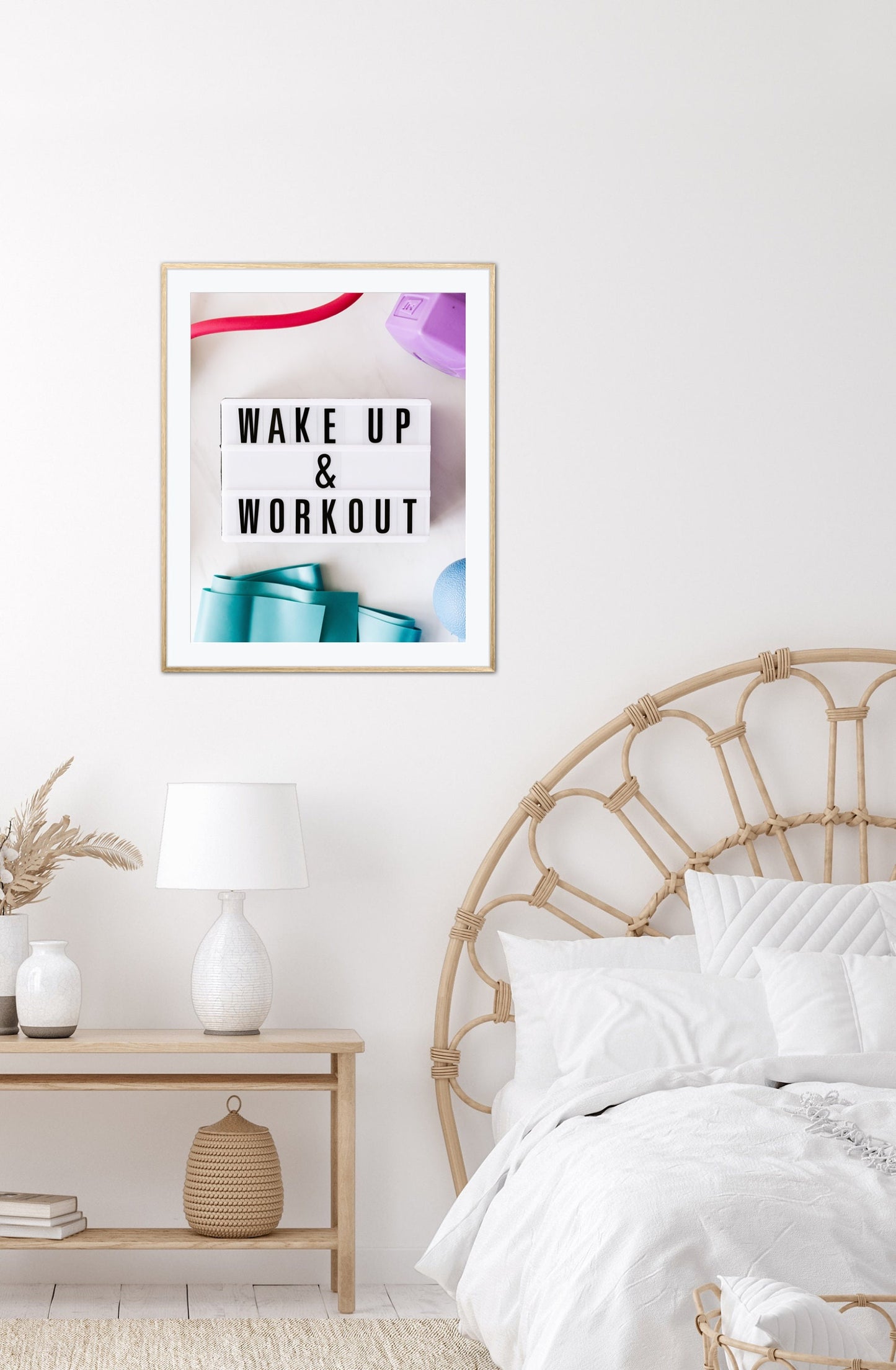 Workout PRINTABLE Set of three prints, workout prints, sports artwork, lavender wall art, turquoise gym weights, windows water poster