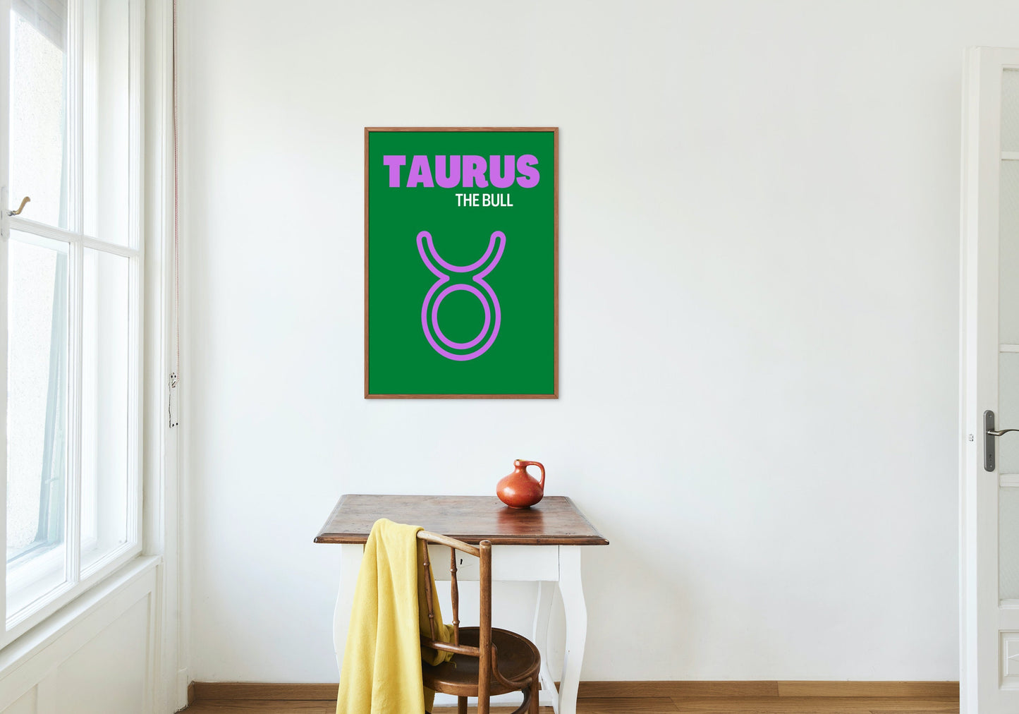 Astrology Poster Taurus, Taurus Wall Art Zodiac Poster PRINTABLE, Astrology Art, Astrology Gifts, Zodiac Gifts, Astrology Poster, Hippie art