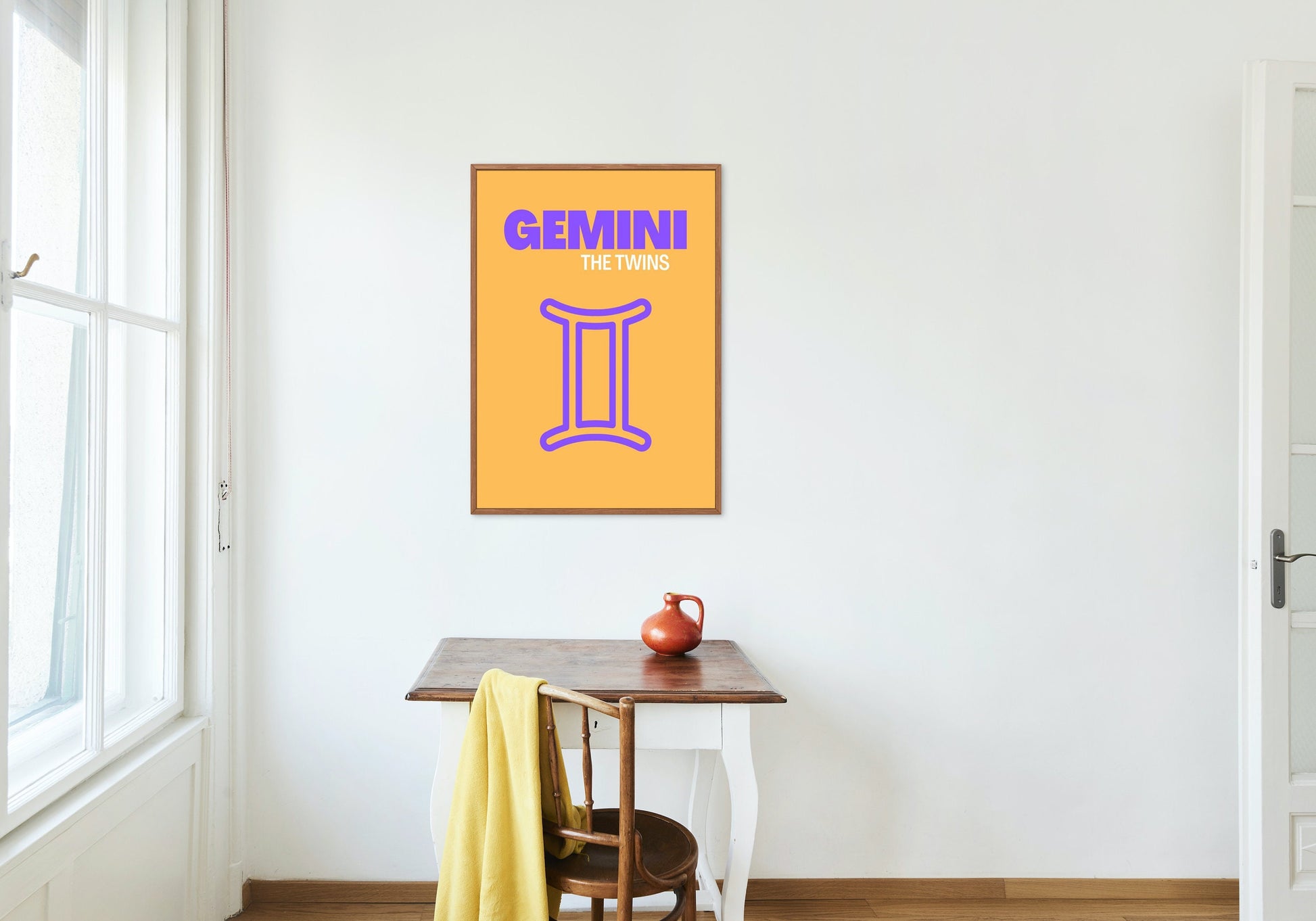Astrology Poster Gemini, Gemini Wall Art Zodiac Poster PRINTABLE, Astrology Zodiac Gifts, Gemini Poster, Astrology decor, astrology signs