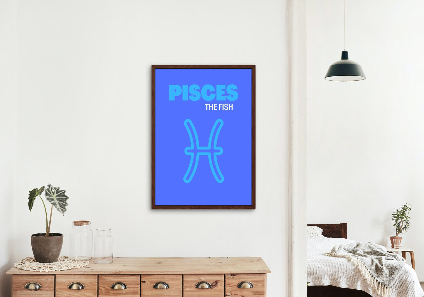 Astrology Poster Pisces, Pisces Wall Art Zodiac Poster PRINTABLE, Astrology Zodiac Gifts, Pisces Poster, Astrology decor, astrology signs