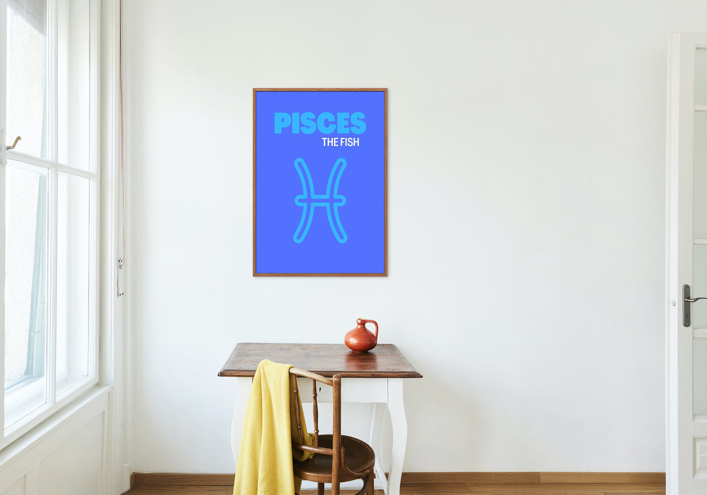 Astrology Poster Pisces, Pisces Wall Art Zodiac Poster PRINTABLE, Astrology Zodiac Gifts, Pisces Poster, Astrology decor, astrology signs