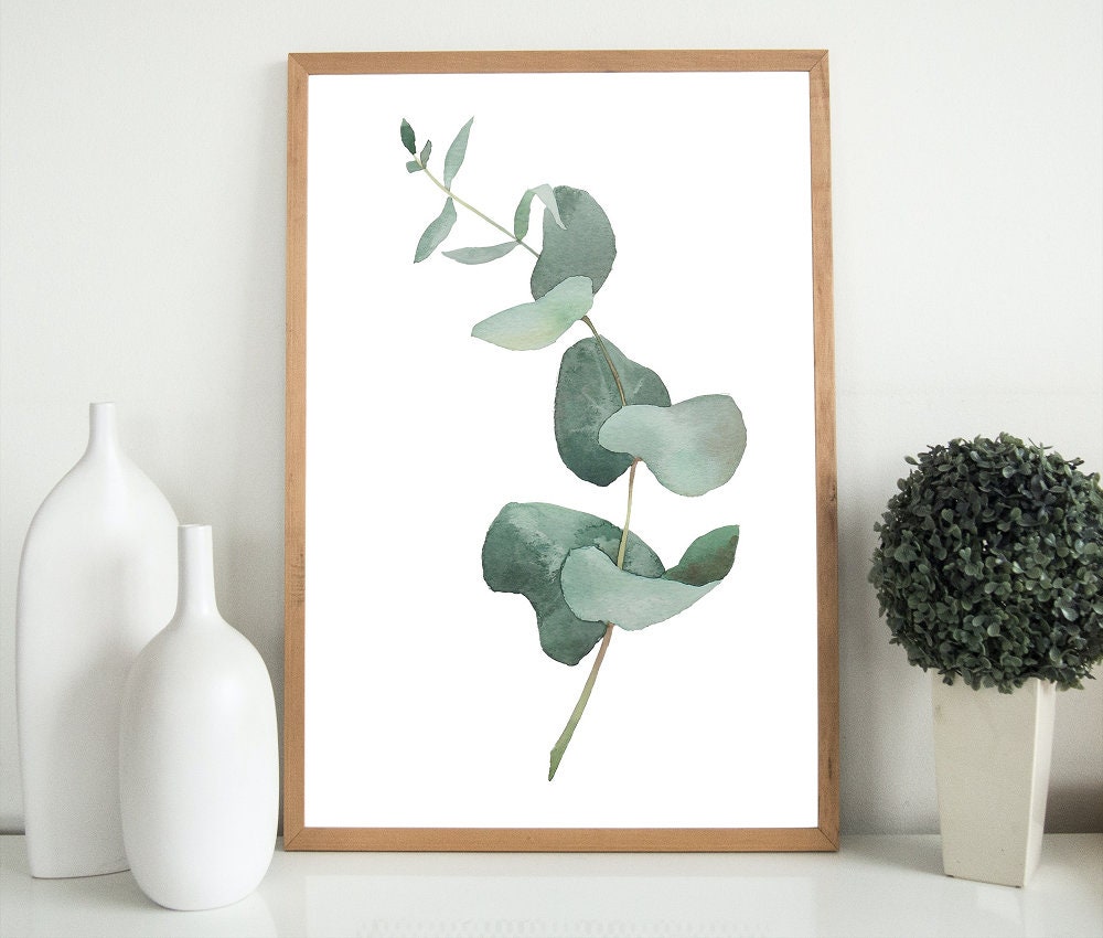 Sage green prints set of 3 DIGITAL PRINT, Green botanical prints, Boho botanical artwork, Sage green wall prints, eucalyptus wall art