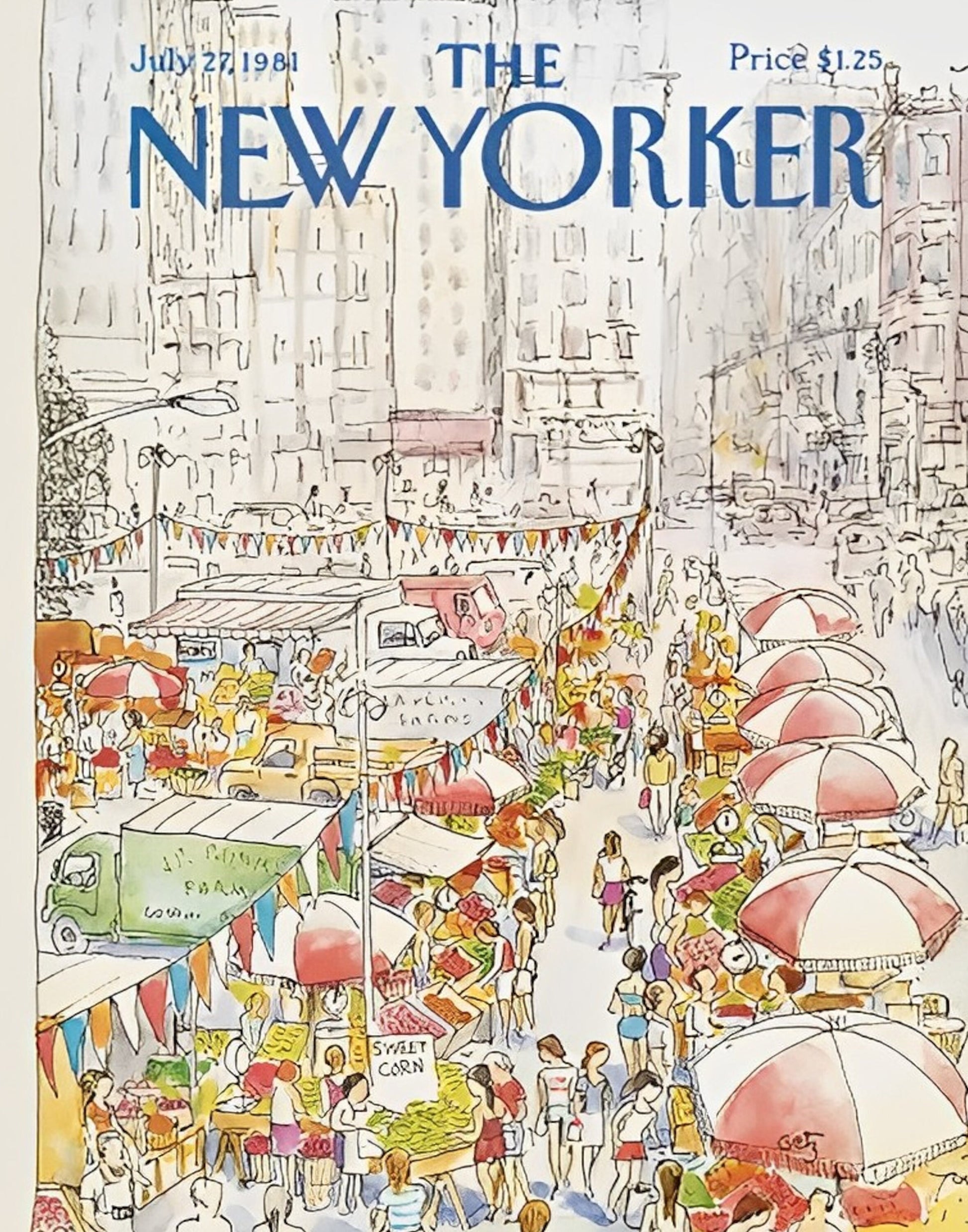 Vintage New Yorker cover art print, Vintage Art DIGITAL PRINT, Retro Magazine Posters, Trendy Magazine Art, Vintage decor, Pastel Wall Decor