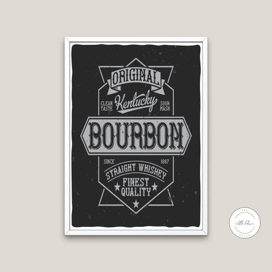 Whiskey Poster INSTANT DOWNLOAD, Bar Art, Whiskey Print, Man Cave Gifts, Retro Alcohols Aesthetic, Whiskey Lover Print, Alternative prints