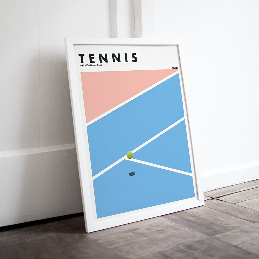 Tennis lover 3 piece wall art DIGITAL PRINTS, Abstract retro prints, tennis room decor, sports artwork, Tennis Court Poster, landscape art