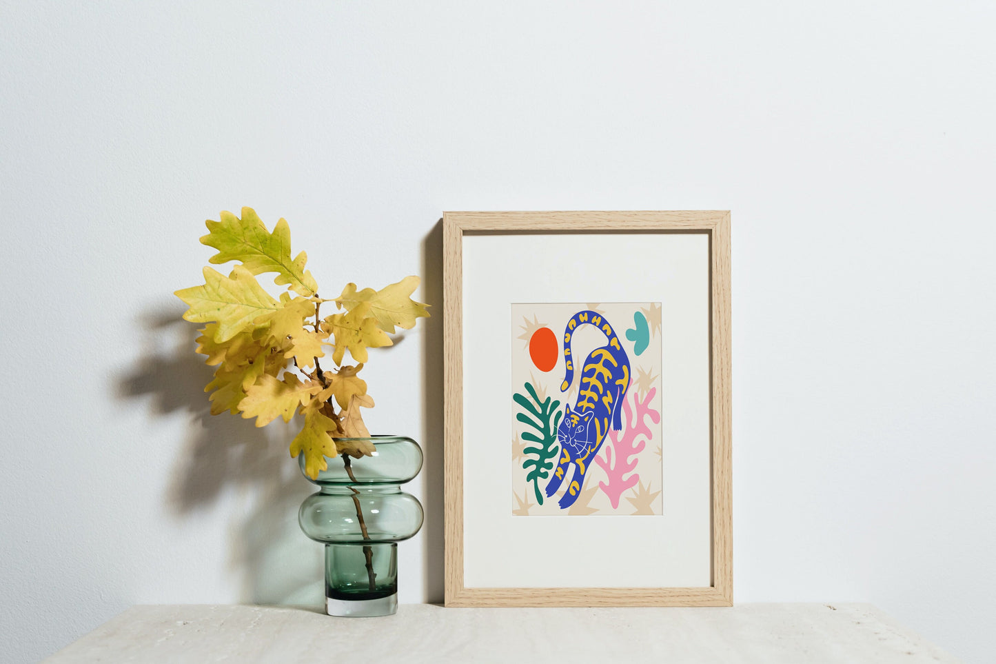 Gallery Wall Set of 8 DIGITAL DOWNLOAD, Matisse yellow blue wall art, Boho botanical art set, Female art, Matisse exhibition, Colorful art