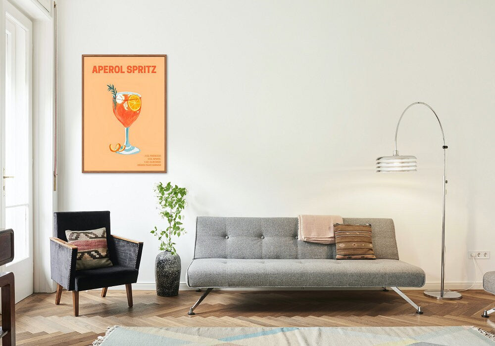 Set of 4 Preppy Colorful Cocktail DIGITAL PRINTS, Bar Cart Room Decor, Colorful Drink Bar Wall Art, Orange Yellow Green Trendy Wall Art