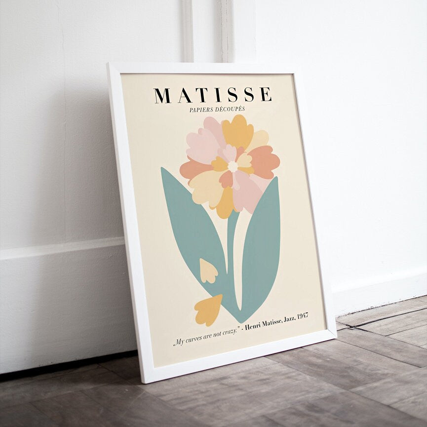 Matisse Exhibition 10 Piece Wall Art DIGITAL PRINTS, Museum Exhibition, Flower Décor Prints, Matisse Van Gogh Bauhaus, Boho Botanical Prints