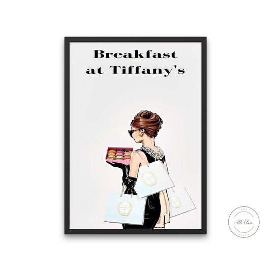 Breakfast at Tiffanys Poster DIGITAL DOWNLOAD ART PRINTS, Audrey Hepburn Print, Glam wall art, Old Hollywood Decor, Fashion Wall Art, Vintage Movie Art | Posters, Prints, & Visual Artwork | art for bedroom, art ideas for bedroom walls, art printables, Audrey Hepburn, Audrey Style Art, bathroom wall art printables, bedroom art, bedroom pictures, bedroom wall art, bedroom wall art ideas, bedroom wall painting, Breakfast Tiffanys, buy digital art prints online, buy digital prints online, canvas wall art for li