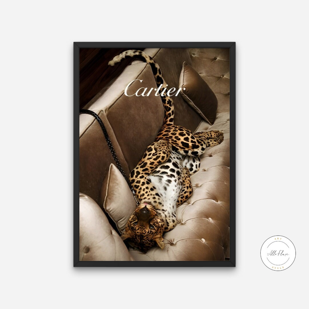 Leopard Luxury Designer Poster PRINTABLE ART, hypebeast poster, Cats in campaign, glam wall art, leopard print, Chic glam décor, beige wall art | Posters, Prints, & Visual Artwork | animal print, art for bedroom, art ideas for bedroom walls, art printables, bathroom wall art printables, bedroom art, bedroom pictures, bedroom wall art, bedroom wall art ideas, bedroom wall painting, beige wall art, buy digital prints online, canvas wall art for living room, chic wall art, couture fashion wall art, cozy glam b