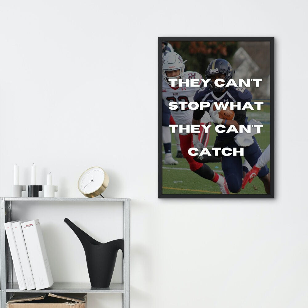 American Football Motivational Poster PRINTABLE, Sport prints, Football Player Gift, Football Poster, Reach for the Stars, Inspirational