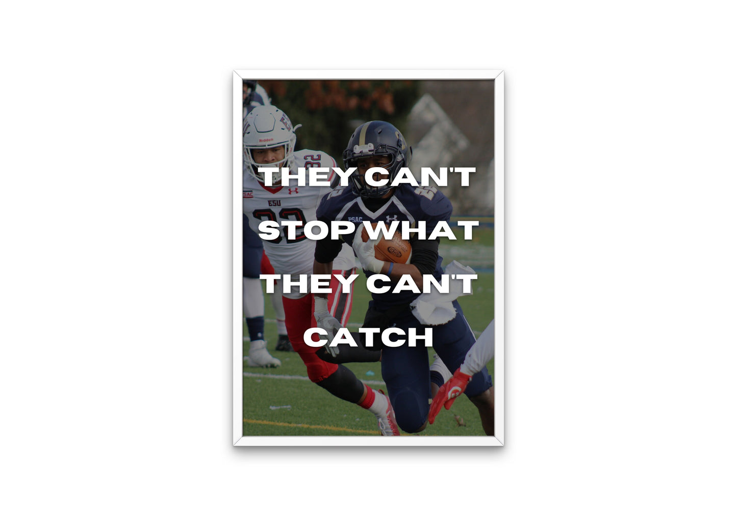 American Football Motivational Poster PRINTABLE, Sport prints, Football Player Gift, Football Poster, Reach for the Stars, Inspirational