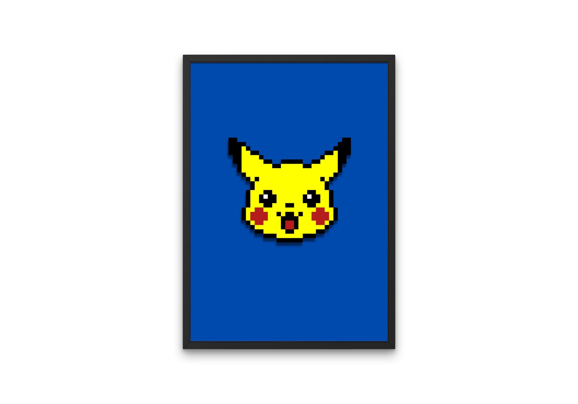 Pikachu Poster INSTANT DOWNLOAD, gaming poster, retro game poster, Pokemon printables, pokemon go, Pikachu, pokemon figure, pixel art print
