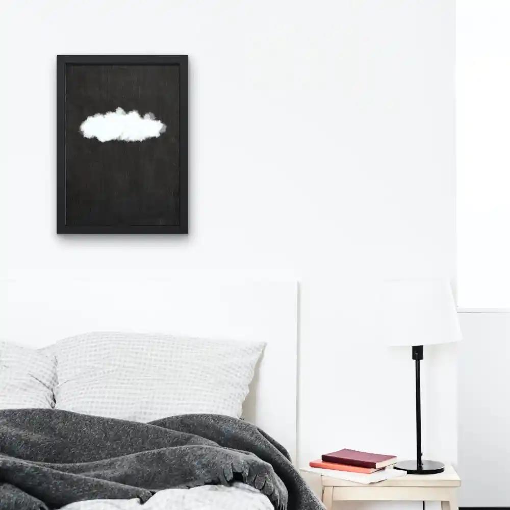 Solitary Cloud Poster INSTANT DOWNLOAD, Indie wall art, Cloud Photo Print, Night sky, Mystical Celestial, Minimalist Cloud Art, Sky Wall Art