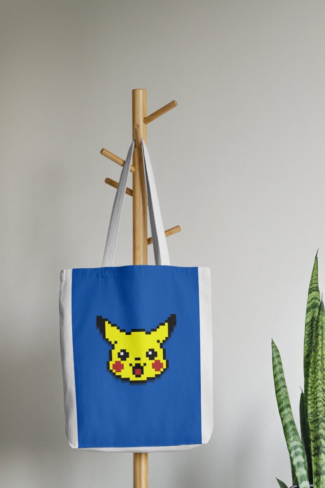Pikachu Poster INSTANT DOWNLOAD, gaming poster, retro game poster, Pokemon printables, pokemon go, Pikachu, pokemon figure, pixel art print