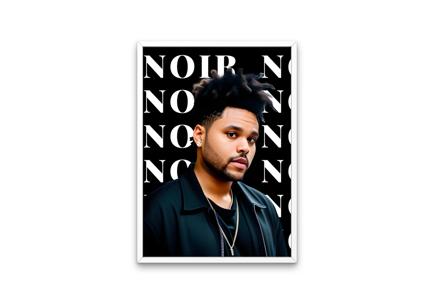 The Weeknd Poster Noir INSTANT DOWNLOAD, Hypebeast Poster, Urban art print, Celebrity poster, Alternative R&B Hip Hop Pop Culture Decor