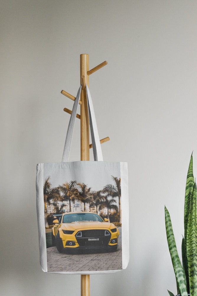 Luxury Car Wall Art INSTANT DOWNLOAD, Yellow Luxury Sports Car Near Palm Trees, Luxury Fashion Wall Art, Car Photo, Glam Automotive Décor