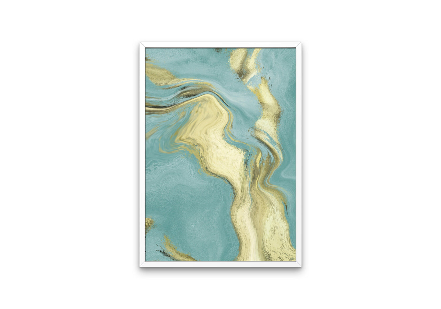 Turquoise Golden Coastal Abstract Wall Art INSTANT DOWNLOAD, beachy decor, turquoise golden marble poster, Turquoise room décor, resin ocean