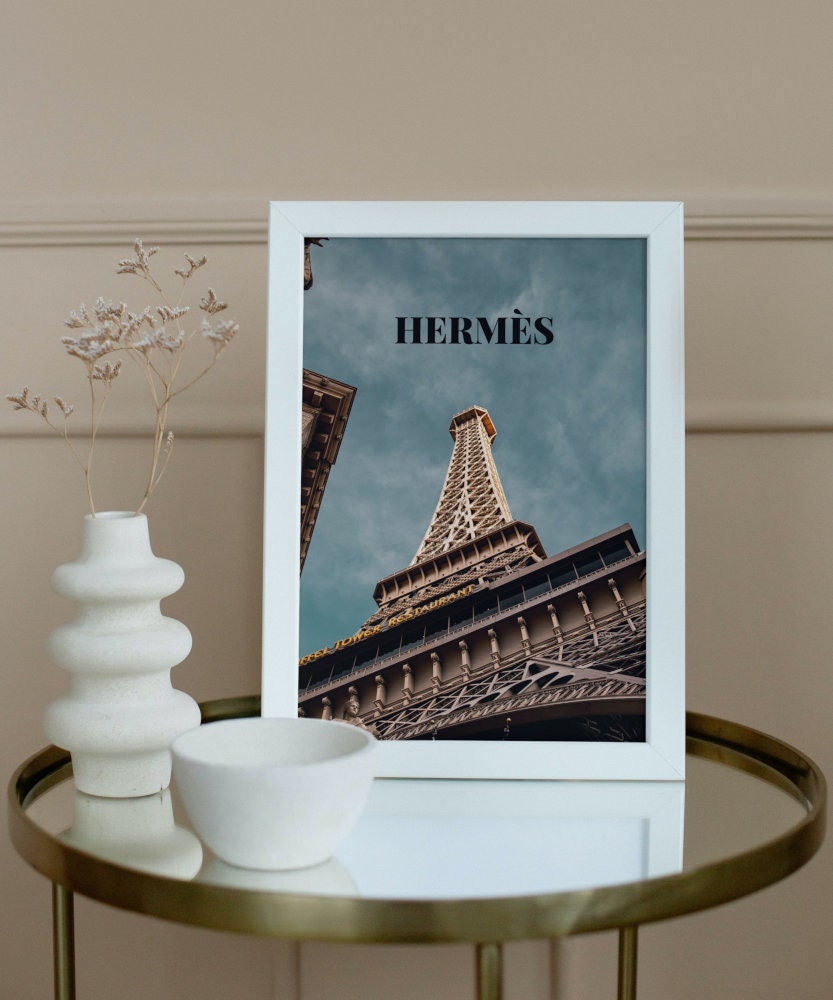 Luxury Fashion Wall Art DIGITAL PRINT, Designer Poster, Paris wall art, fashion editorial, Glam wall art, hypebeast poster, Eiffel Tower