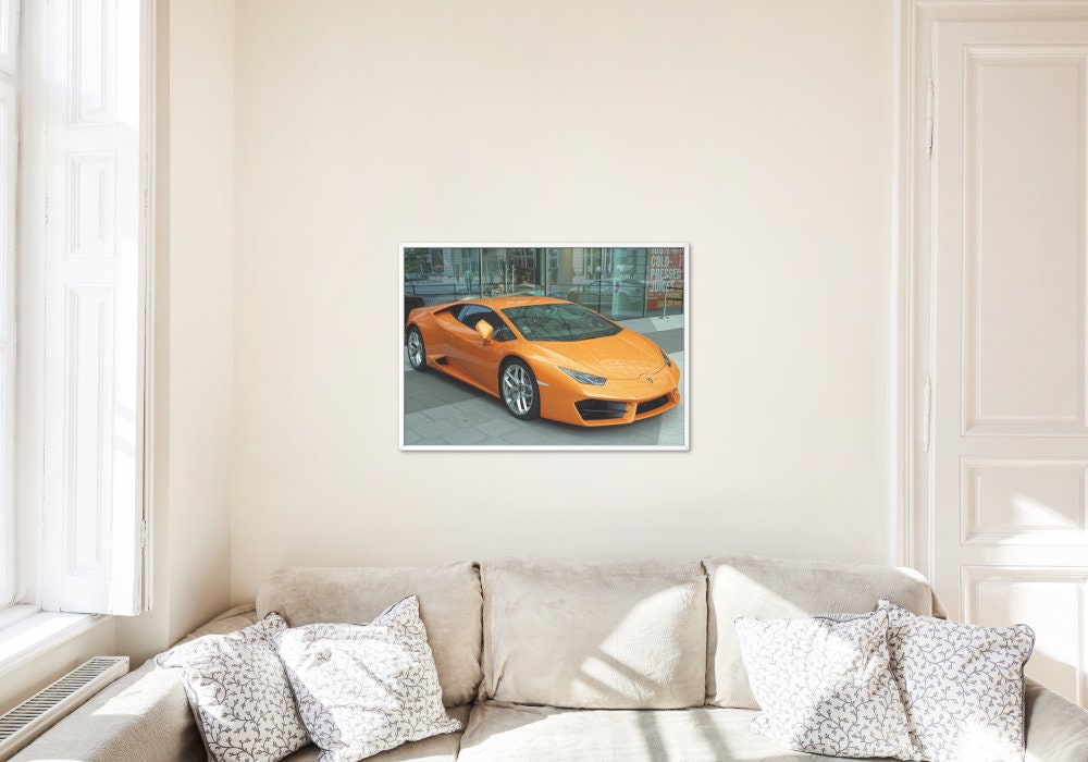 Lamborghini Poster INSTANT DOWNLOAD, Luxury car Poster, Designer Wall Art, Luxury Fashion Wall Art, Download Car Poster, Glam horizontal