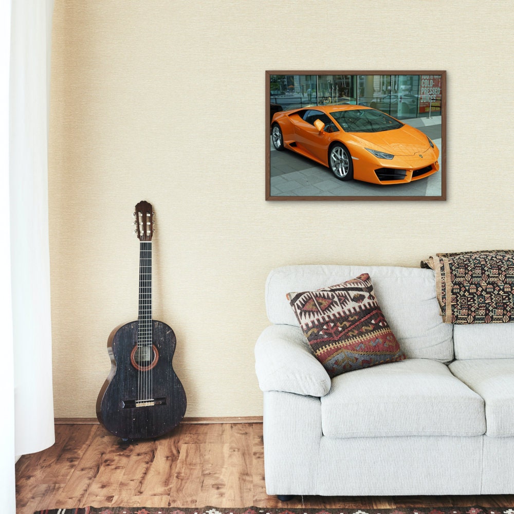 Lamborghini Poster INSTANT DOWNLOAD, Luxury car Poster, Designer Wall Art, Luxury Fashion Wall Art, Download Car Poster, Glam horizontal