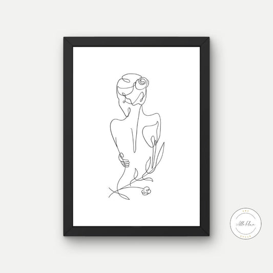 Black and White Woman Line Art Print DIGITAL DOWNLOAD ART PRINTS, female form art, continuous line art, line drawing print, Fashion Posters, Glam Decor | Posters, Prints, & Visual Artwork | art for bedroom, art ideas for bedroom walls, art printables, art prints black and white, artwork printable, bathroom wall art printables, bedroom art, bedroom pictures, bedroom wall art, bedroom wall art ideas, bedroom wall painting, Black and White, black and white art print, black and white art prints, black and white