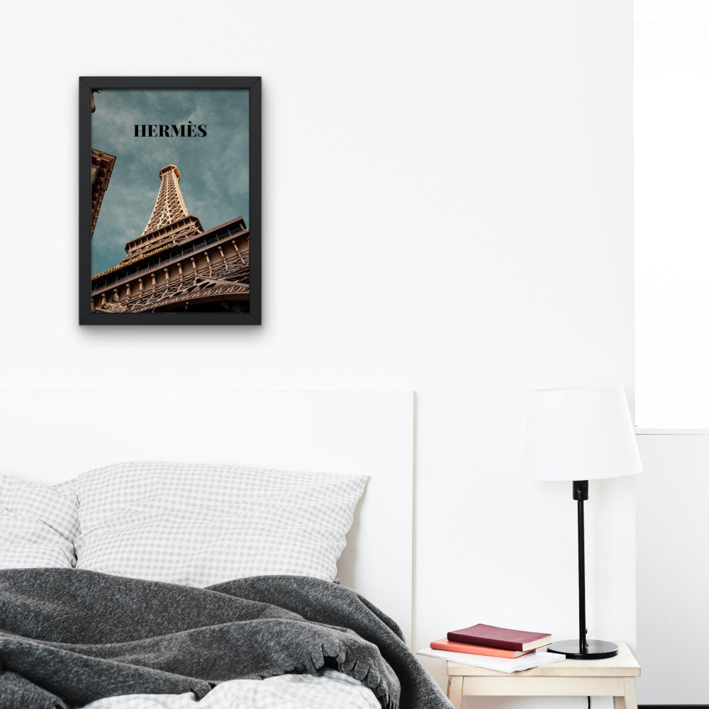 Luxury Fashion Wall Art DIGITAL PRINT, Designer Poster, Paris wall art, fashion editorial, Glam wall art, hypebeast poster, Eiffel Tower