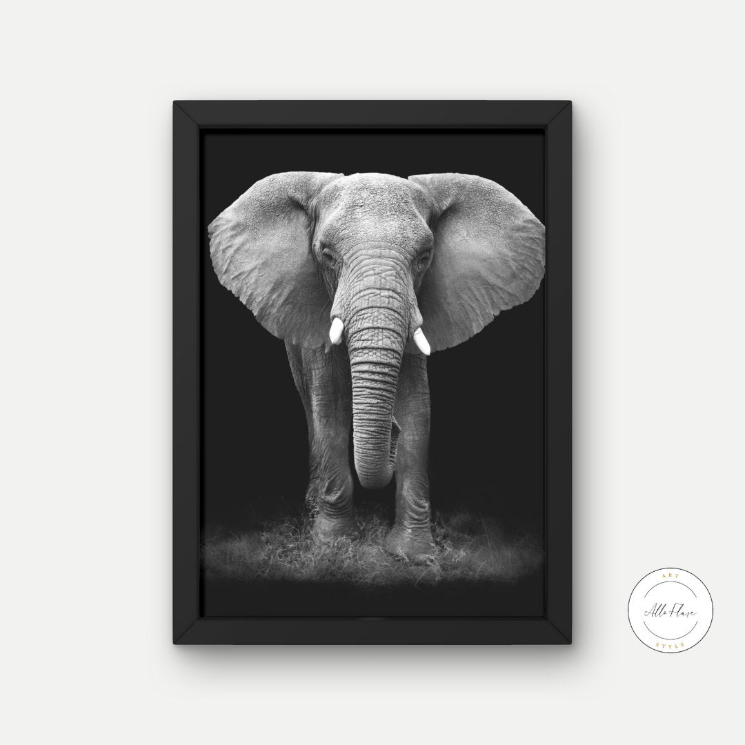 Black and White Elephant Poster DIGITAL DOWNLOAD ART PRINTS, cool poster, Wilderness Photography, Scandinavian style, Animal Wall Art, nature inspired | Posters, Prints, & Visual Artwork | art for bedroom, art ideas for bedroom walls, art printables, art prints black and white, bathroom wall art printables, bedroom art, bedroom pictures, bedroom wall art, bedroom wall art ideas, bedroom wall painting, black and white art print, black and white art prints, black and white art wall, black and white bathroom w