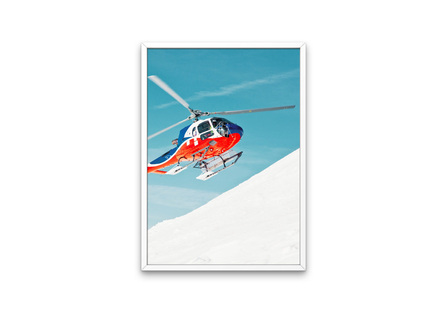 Snow Helicopter Poster DIGITAL DOWNLOAD, sport prints, sports aesthetic, ski house decor, helicopter decor, aircraft poster, ski lover gift