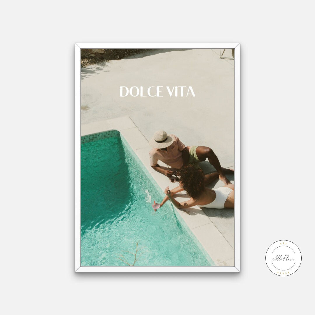 Dolce Vita by the Pool Poster DIGITAL DOWNLOAD ART PRINTS, pool poster, Beach décor, Relaxing wall art, Summer Print, pool photography, couple poster | Posters, Prints, & Visual Artwork | art for bedroom, art ideas for bedroom walls, art printables, bathroom wall art printables, beach art for wall, beach canvas art, beach themed decor, beach wall art, beach wall decor, beachy wall decor, bedroom art, bedroom pictures, bedroom wall art, bedroom wall art ideas, bedroom wall painting, buy digital art prints on