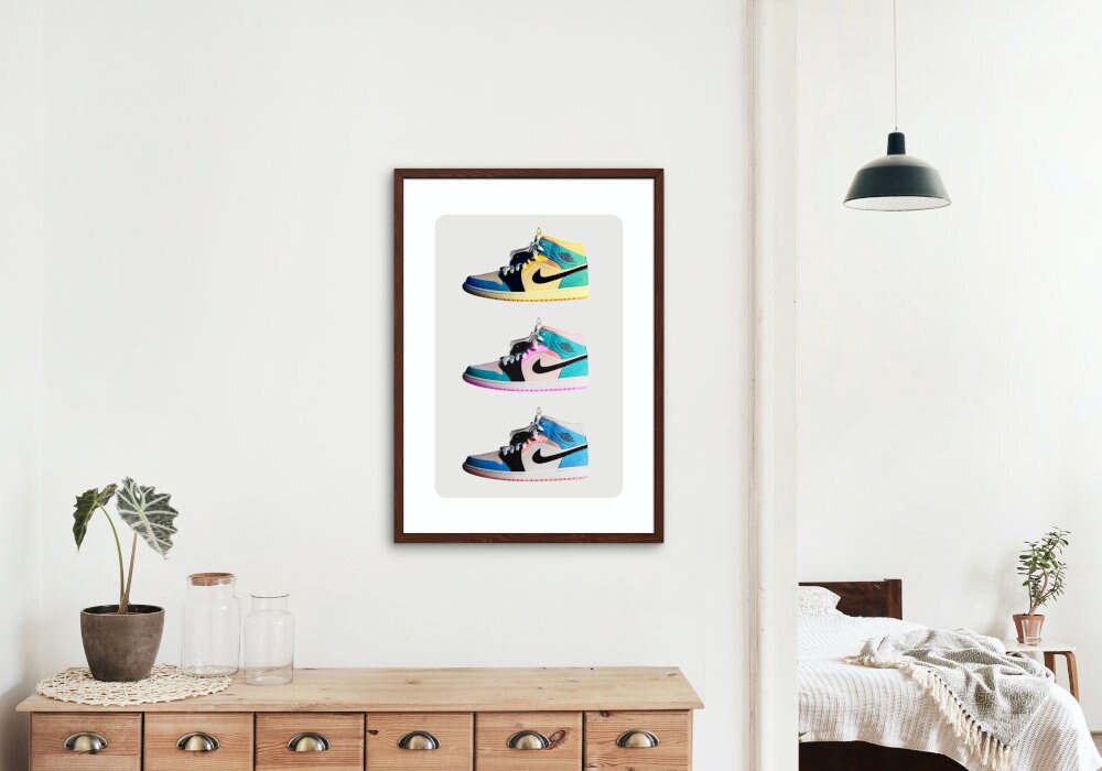 Sneaker Poster INSTANT DOWNLOAD, Street Style Art, Basketball Prints, Minimalist Shoe Poster, Sneaker Print, Sneakerhead Décor, Hypebeast