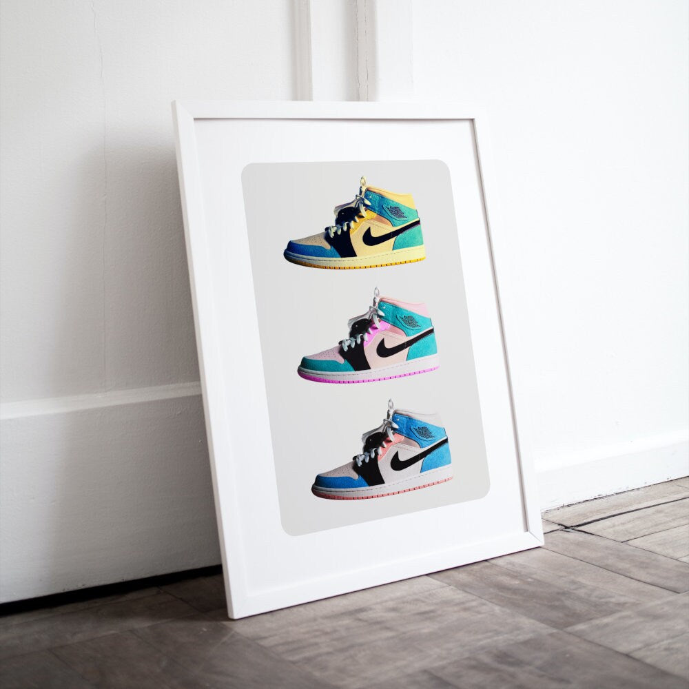 Sneaker Poster INSTANT DOWNLOAD, Street Style Art, Basketball Prints, Minimalist Shoe Poster, Sneaker Print, Sneakerhead Décor, Hypebeast