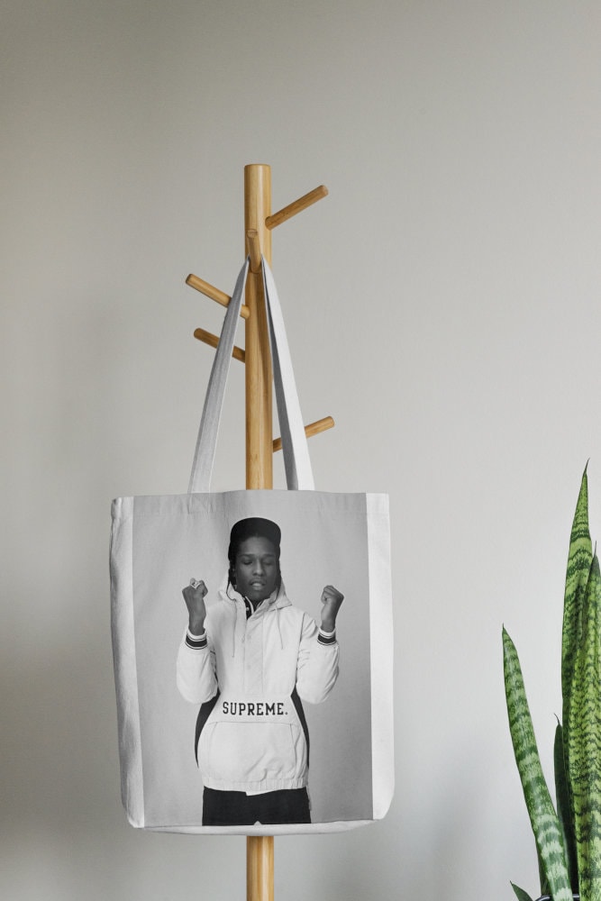 ASAP Rocky Supreme Poster DIGITAL PRINT, Fashion Photography, Streetwear Art, Modern Wall Art, pop culture, Hypebeast, Black & White Décor