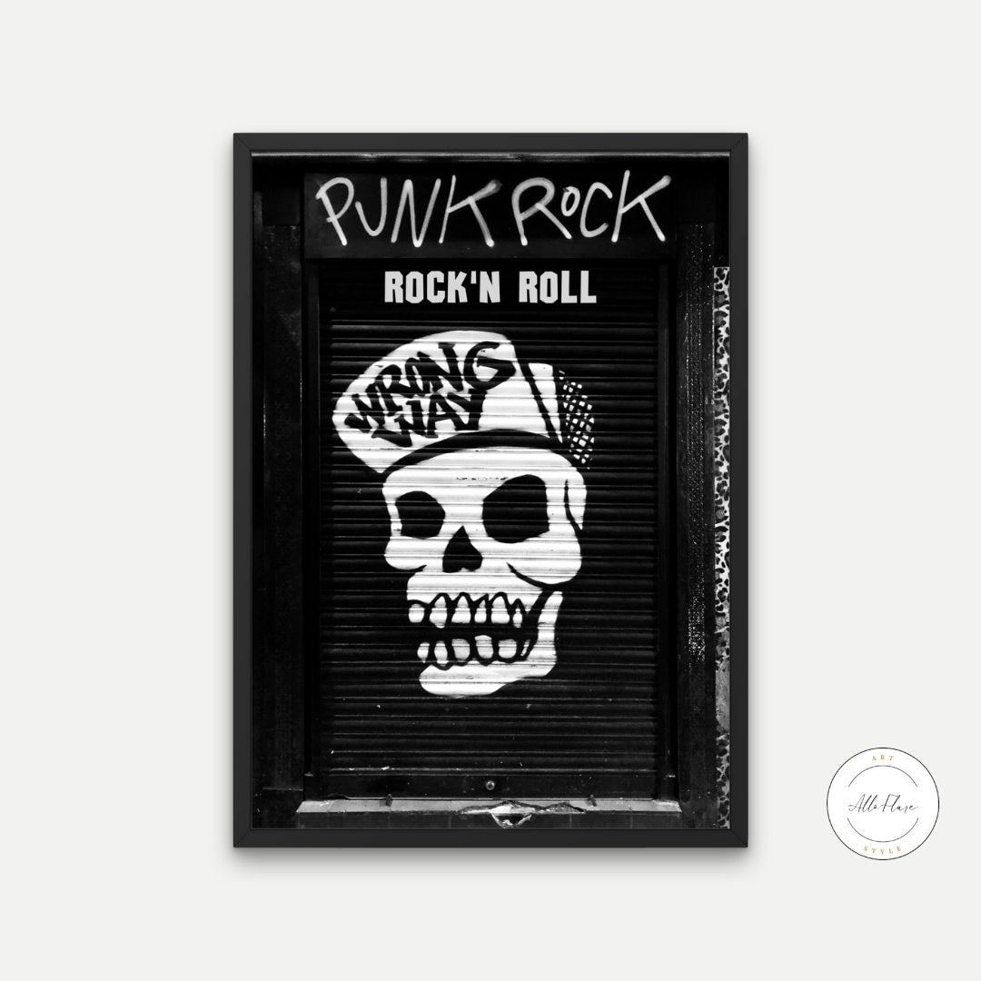 Punk Rock Skull Poster DIGITAL DOWNLOAD ART PRINTS, post punk poster, indie room décor, black and white wall decor, rock’n’roll art, hypebeast poster | Posters, Prints, & Visual Artwork | art for bedroom, art ideas for bedroom walls, art printables, bathroom wall art printables, bedroom art, bedroom pictures, bedroom wall art, bedroom wall art ideas, bedroom wall painting, black white decor, black white poster, buy digital art prints online, buy digital prints online, canvas wall art for living room, concer