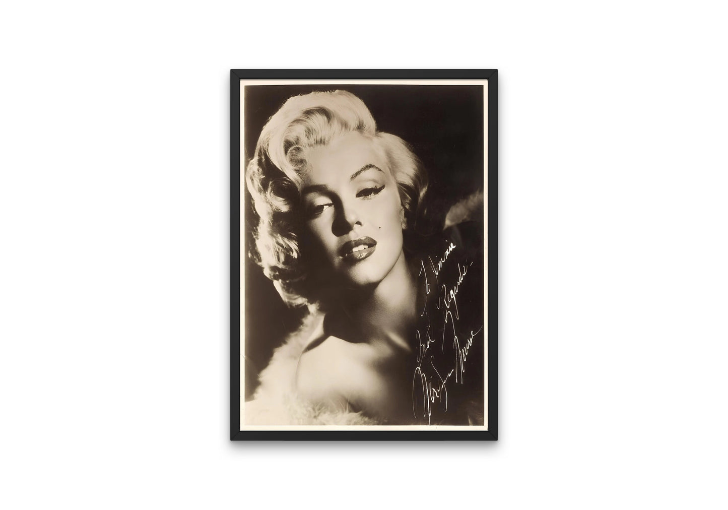 Marilyn Monroe Autographed Vintage Poster INSTANT DOWNLOAD, Marilyn Monroe Photo, Vintage Glamour Art, Old Hollywood, pop culture poster