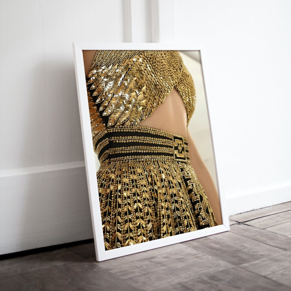 Set of 3 Golden Party Glam Wall Art DIGITAL PRINTS, Luxury Designer Posters, Glam wall art, Champagne poster, beige luxury fashion posters