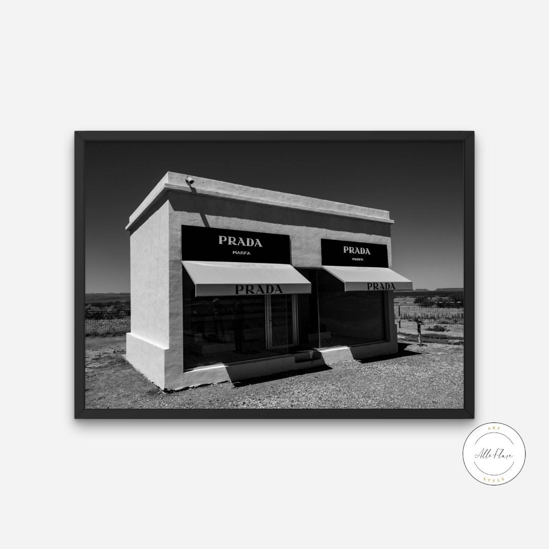 Black and White Prada Marfa Landscape DIGITAL ART PRINT, Marfa Texas Print, glam wall art, Luxury Aesthetic Wall Decor, luxury fashion wall art | Posters, Prints, & Visual Artwork | art for bedroom, art ideas for bedroom walls, art printables, art prints black and white, bathroom wall art printables, bedroom art, bedroom pictures, bedroom wall art, bedroom wall art ideas, bedroom wall painting, black and white art print, black and white art prints, black and white art wall, black and white bathroom wall art