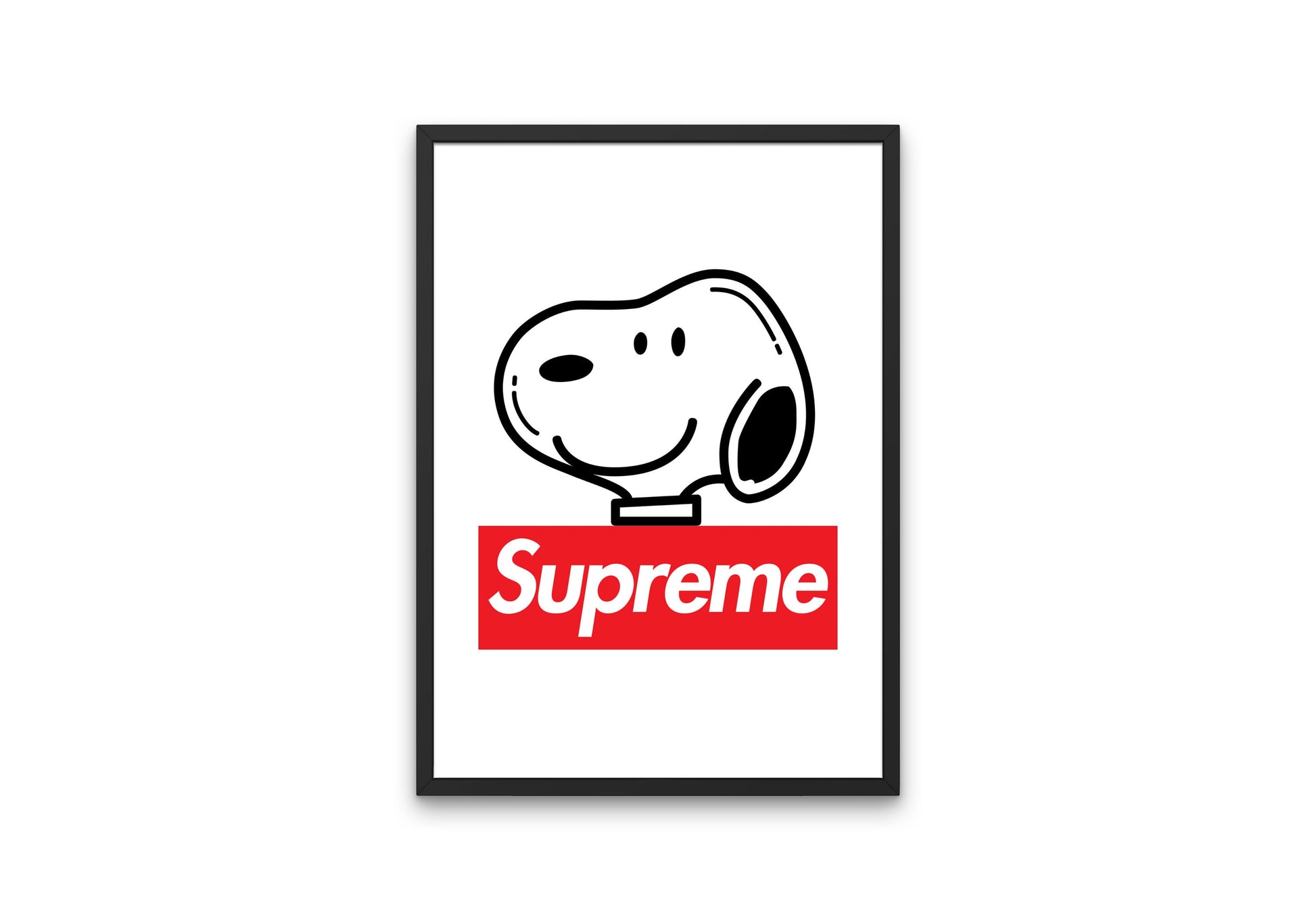 Supreme Snoopy Print INSTANT DOWNLOAD, hypebeast poster, Streetwear Art, Modern Wall Art, pop culture wall art, sporty print, snoopy decor