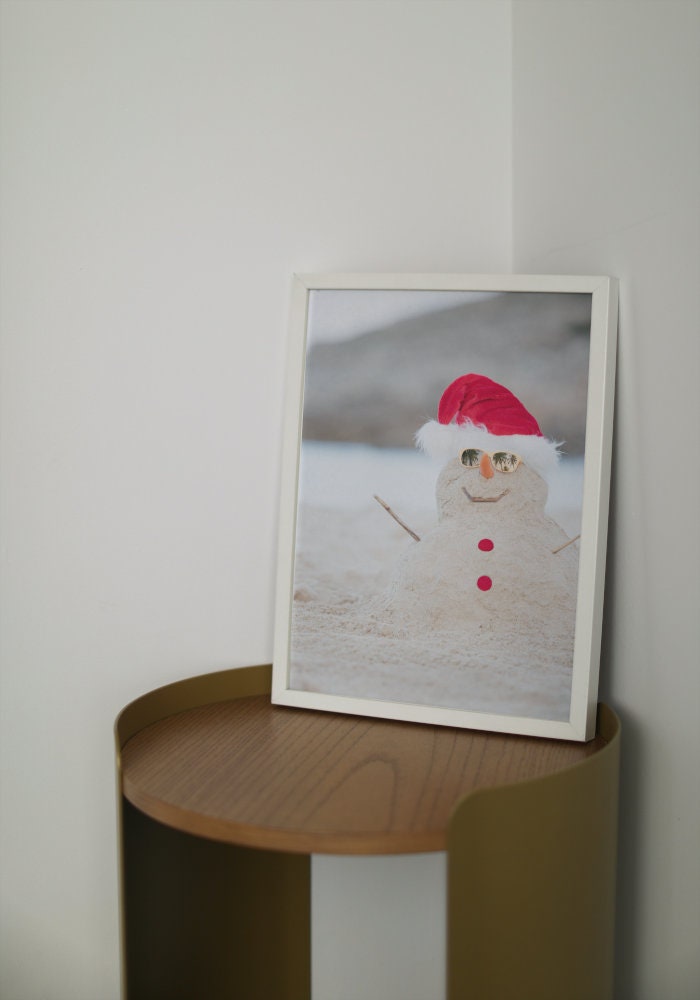 Christmas Gallery Wall Printable Set of 10 DIGITAL PRINTS, Apartment decor boho, winter wall art set, snowman prints, santa claus print, red