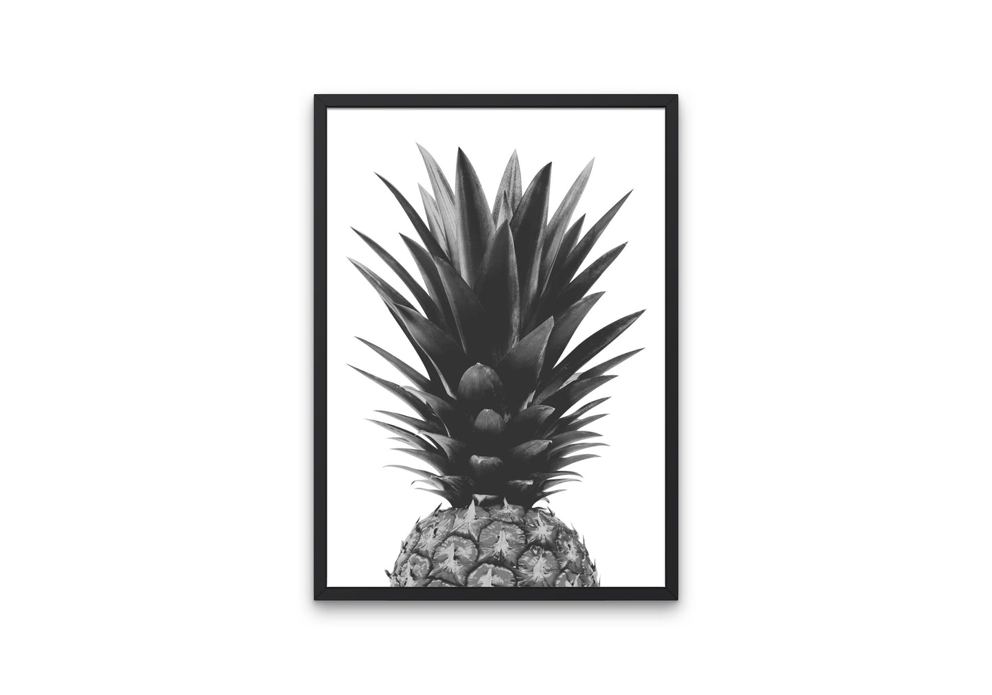 Black and White Pineapple Wall Art DIGITAL PRINT, fruit market print, black and white prints, fruits poster, black and white boho wall art