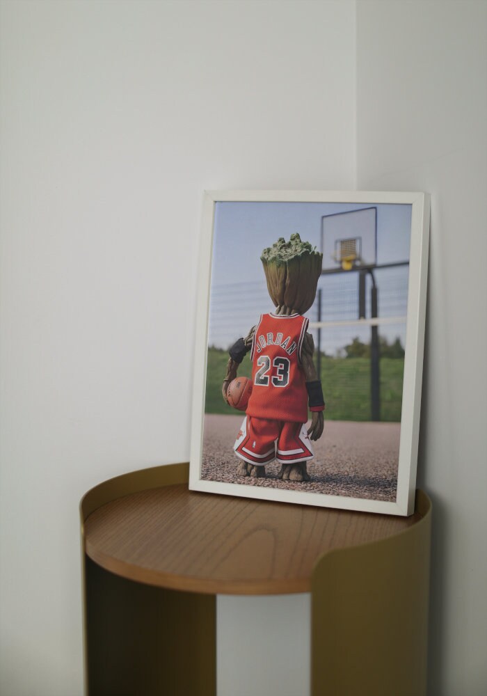 Groot Basketball Poster DIGITAL ART PRINT, basketball player, Sports prints, Basketball gifts for men, hypebeast printable wall art, urban