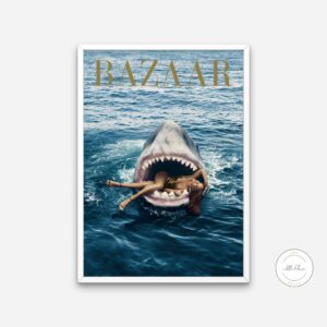 Rihanna Bazaar Cover DIGITAL ART PRINT, Magazine Cover, Rihanna poster, Fashion print, Retro Magazine Posters, shark wall art, rihanna art print | Posters, Prints, & Visual Artwork | art for bedroom, art ideas for bedroom walls, art printables, bathroom wall art printables, bazaar magazine, beach art for wall, beach canvas art, beach themed decor, beach wall art, beach wall decor, beachy wall decor, bedroom art, bedroom pictures, bedroom wall art, bedroom wall art ideas, bedroom wall painting, buy digital p