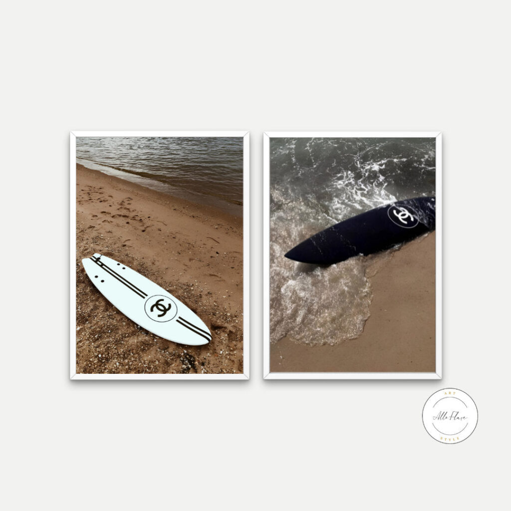 Set of 2 Designer Surfboards DIGITAL DOWNLOAD ART PRINTS, Fashion posters, surfboard wall art, luxury wall art, designer wall art, modern coastal print | Posters, Prints, & Visual Artwork | art for bedroom, art ideas for bedroom walls, art printables, bathroom wall art printables, beach art for wall, beach canvas art, beach wall art, beach wall decor, beachy wall decor, bedroom art, bedroom pictures, bedroom wall art, bedroom wall art ideas, bedroom wall painting, black white prints, buy digital prints onli