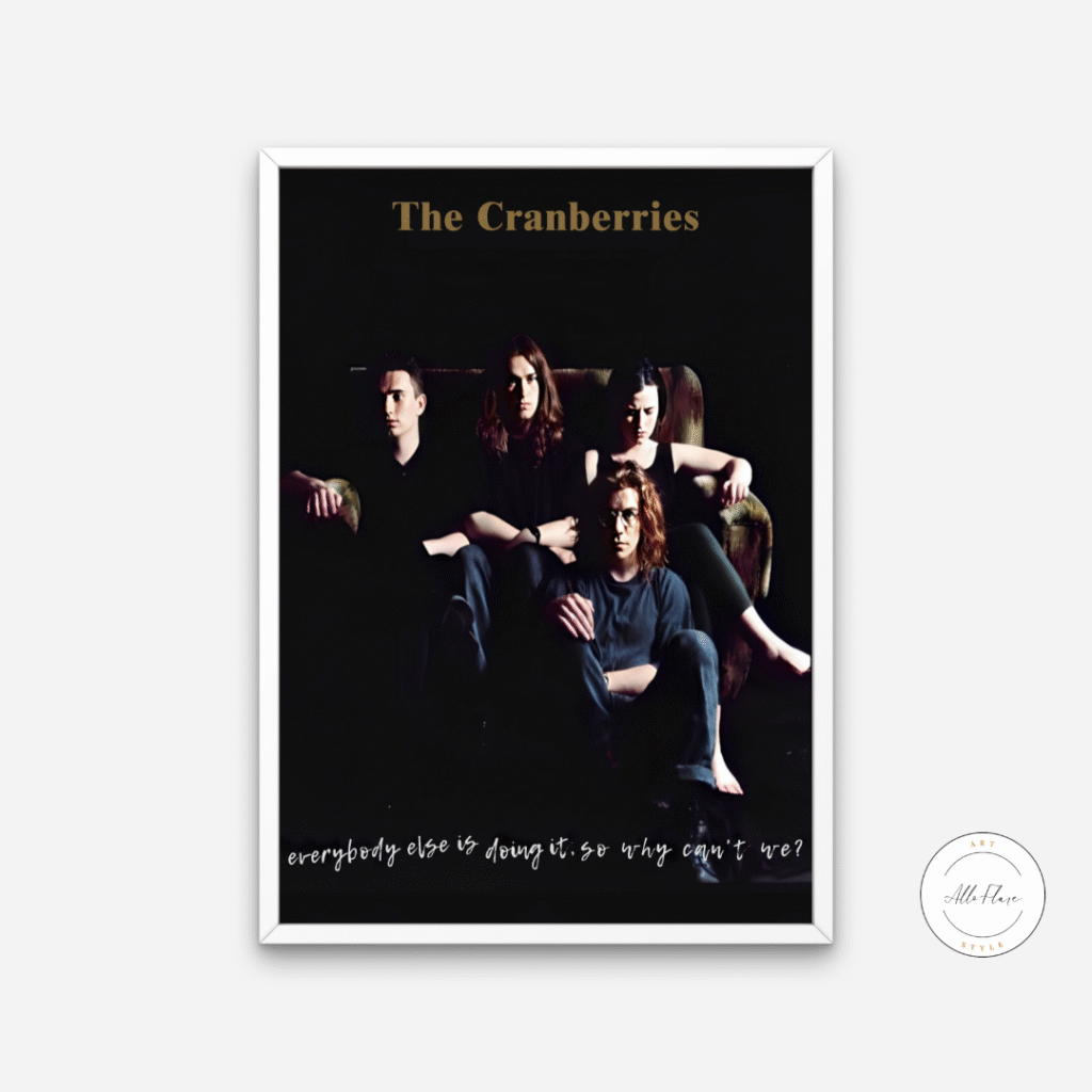 The Cranberries Poster DIGITAL DOWNLOAD ART PRINTS, Vintage Poster, Alternative Rock Music Wall Decor, Music Poster, 90s decor, Vintage Poster Gift | Posters, Prints, & Visual Artwork | 90s band, art for bedroom, art ideas for bedroom walls, art printables, band poster, bathroom wall art printables, bedroom art, bedroom pictures, bedroom wall art, bedroom wall art ideas, bedroom wall painting, black wall decor, black white poster, buy digital art prints online, buy digital prints online, canvas wall art for